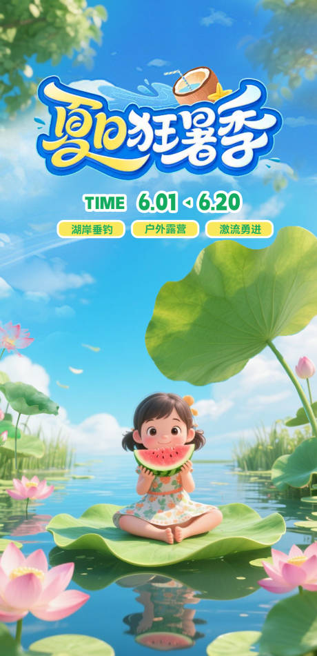 源文件下载【夏天活动海报】编号：83380030988108278