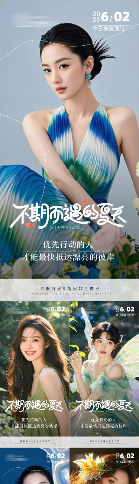 源文件下載【享設計】搜索編號：31690030966251765【醫美早安人物系列海報】