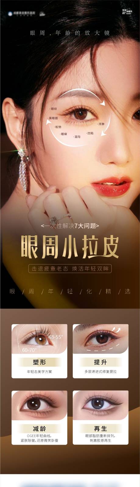 源文件下載【享設計】搜索編號：41770030617706374【眼周小拉皮海報】