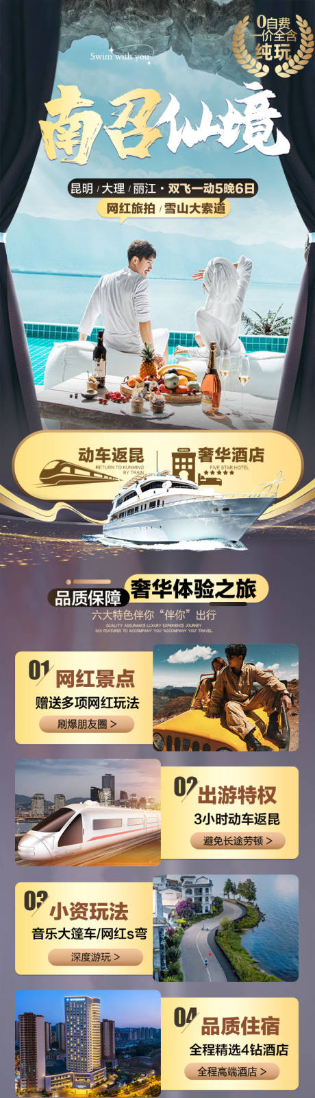 源文件下载【享设计】搜索编号：41990030876967451【云南旅游电商详情页】