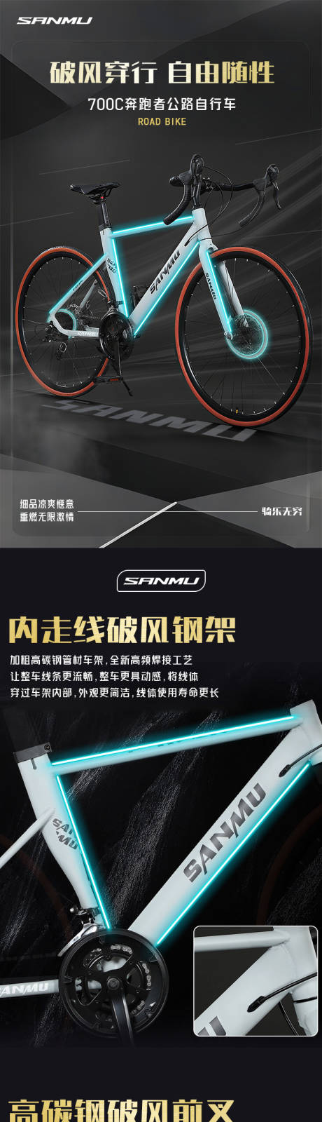 公路自行车详情页