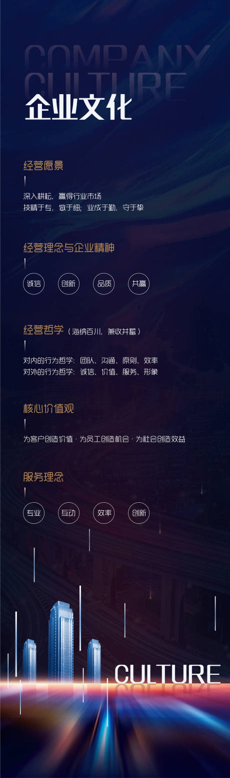 源文件下载【企业文化海报】编号：34700030699459129