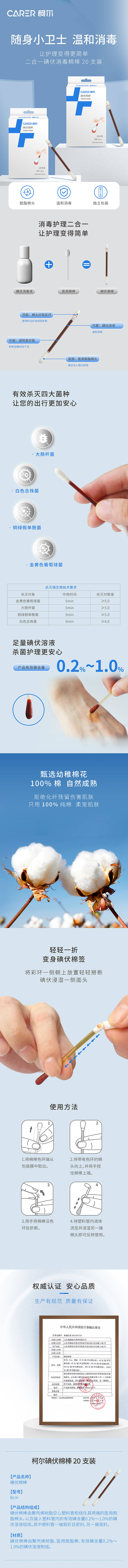 源文件下载【碘伏棉签电商详情页】编号：85170030607802994