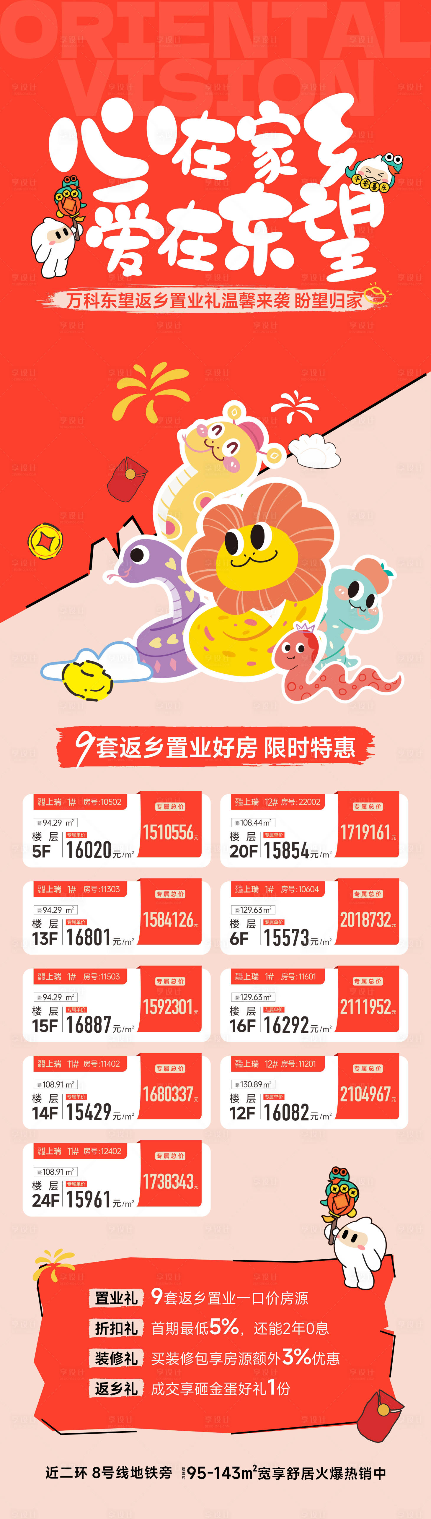 源文件下载【享设计】搜索编号：34570031031725491【地产返乡置业促销海报】