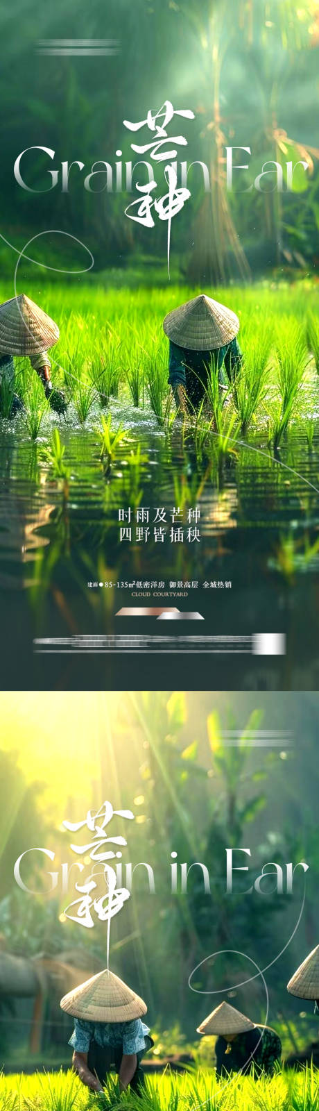 源文件下载【地产芒种海报】编号：80950031078101778