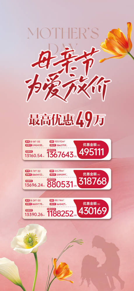 源文件下载【母亲节特惠房粉色花朵微单】编号：49760030605083100