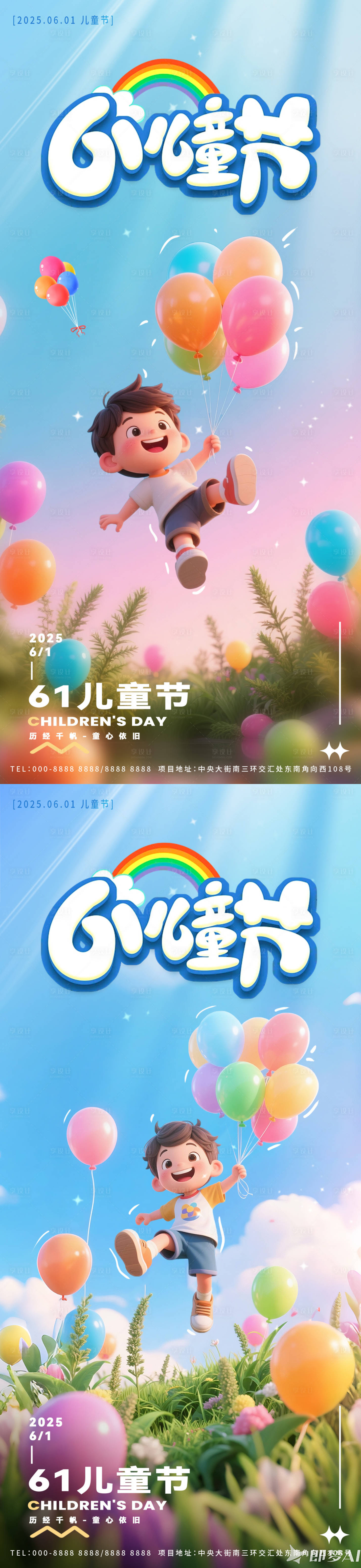 源文件下载【享设计】搜索编号：87940030969119624【儿童节海报】