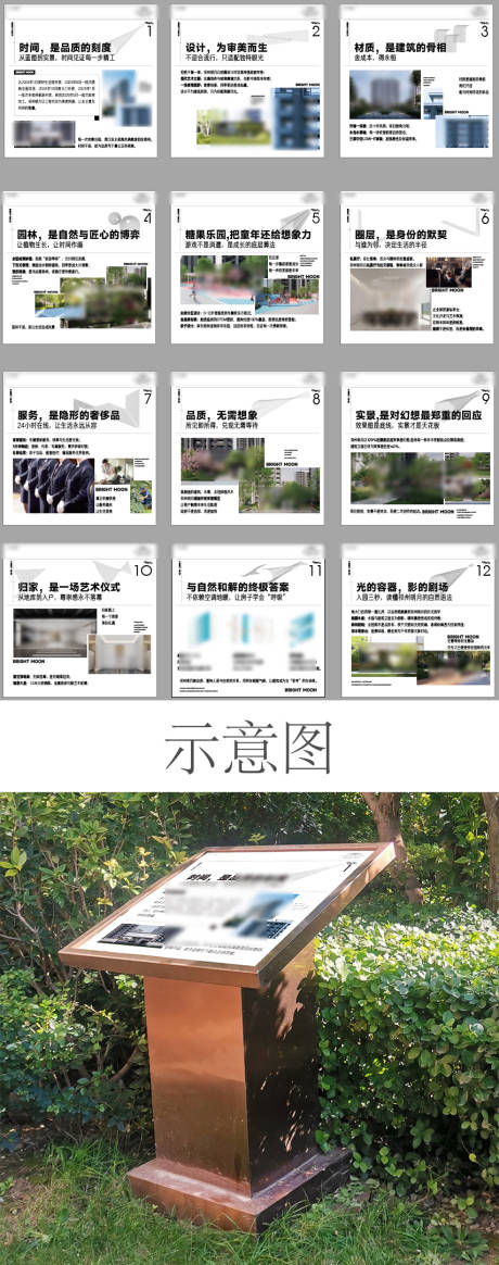 源文件下载【房地产园区导视系列宣传海报】编号：16690030696607962