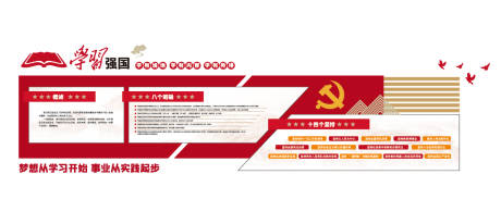 源文件下載【黨建文化墻背景板】編號：28520030969431224