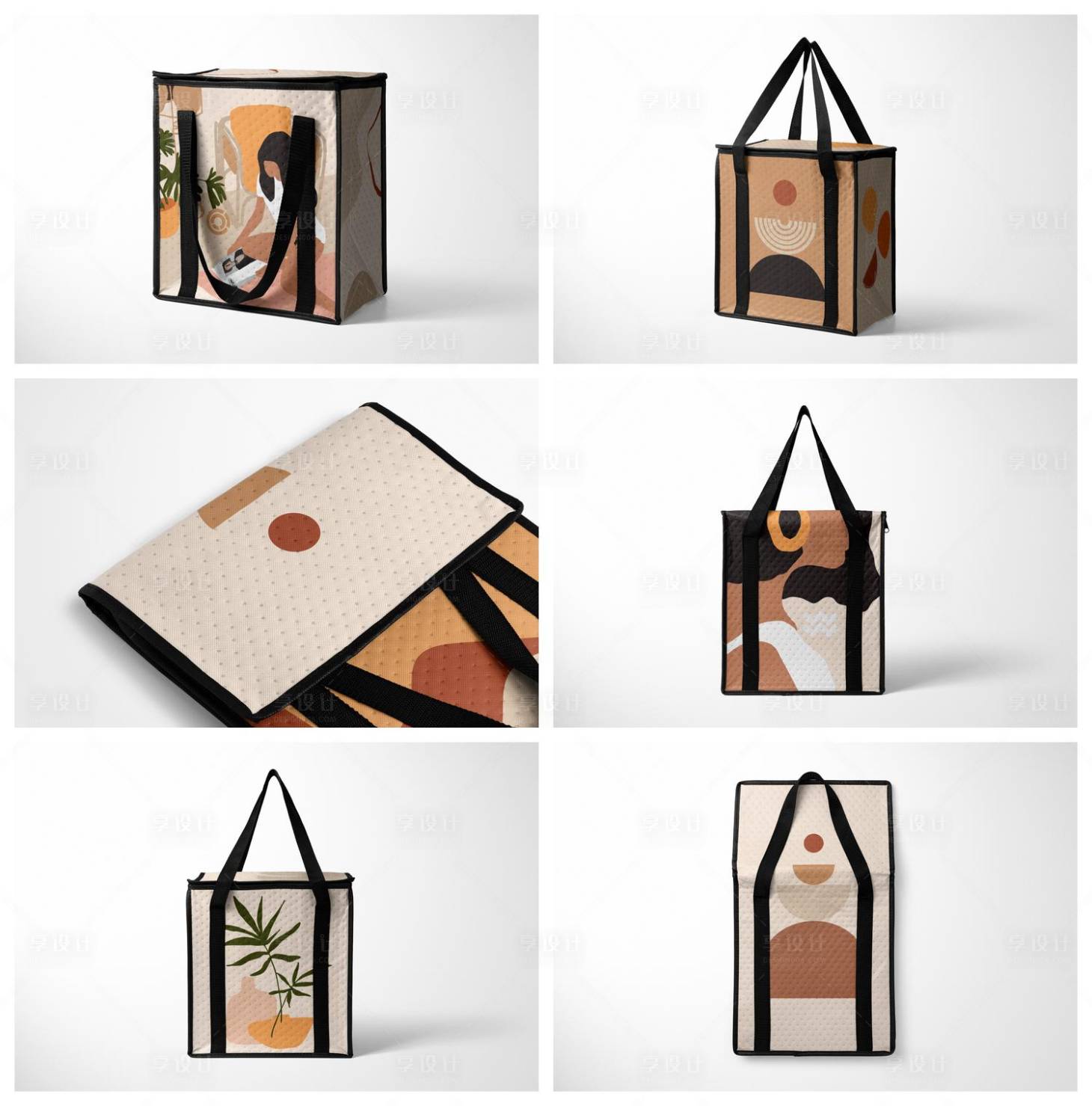 源文件下载【享设计】搜索编号：27010030830047126【手提袋包装样机】