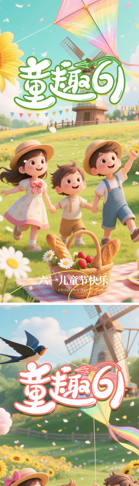 源文件下载【六一儿童节海报】编号：33030030751784073