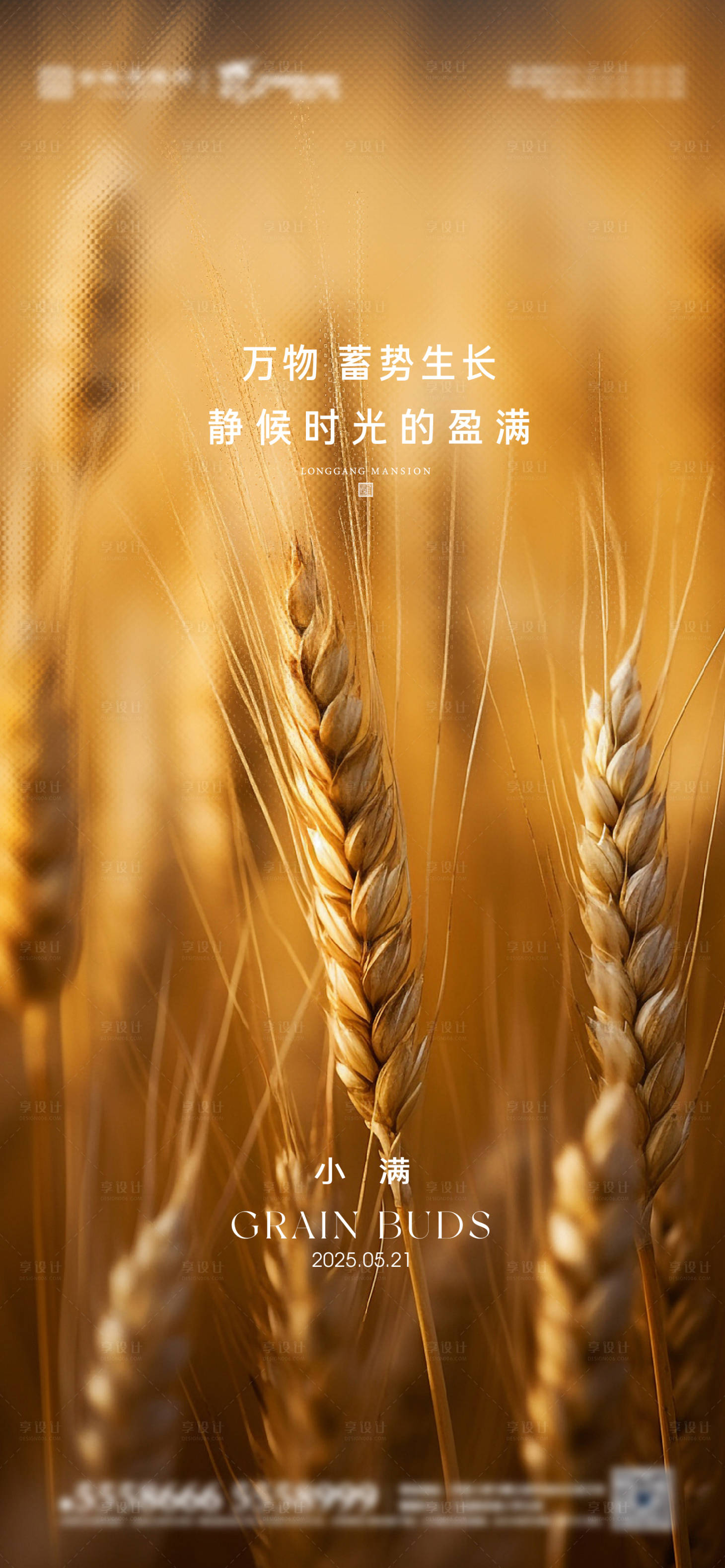 源文件下載【享設計】搜索編號：14630030880855358【地產小滿海報】