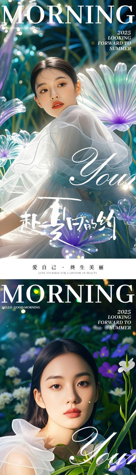 源文件下载【医美夏日早安海报】编号：52070031124406035