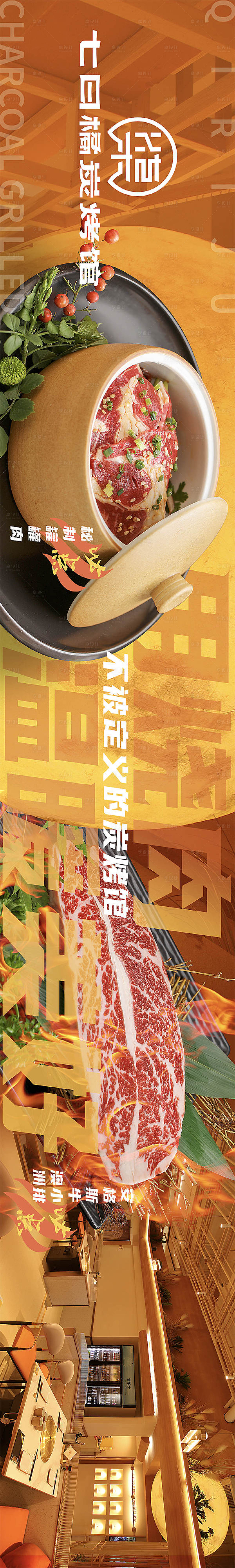 源文件下載【享設(shè)計(jì)】搜索編號(hào)：65360031647415027【烤肉五連圖長(zhǎng)圖海報(bào)】
