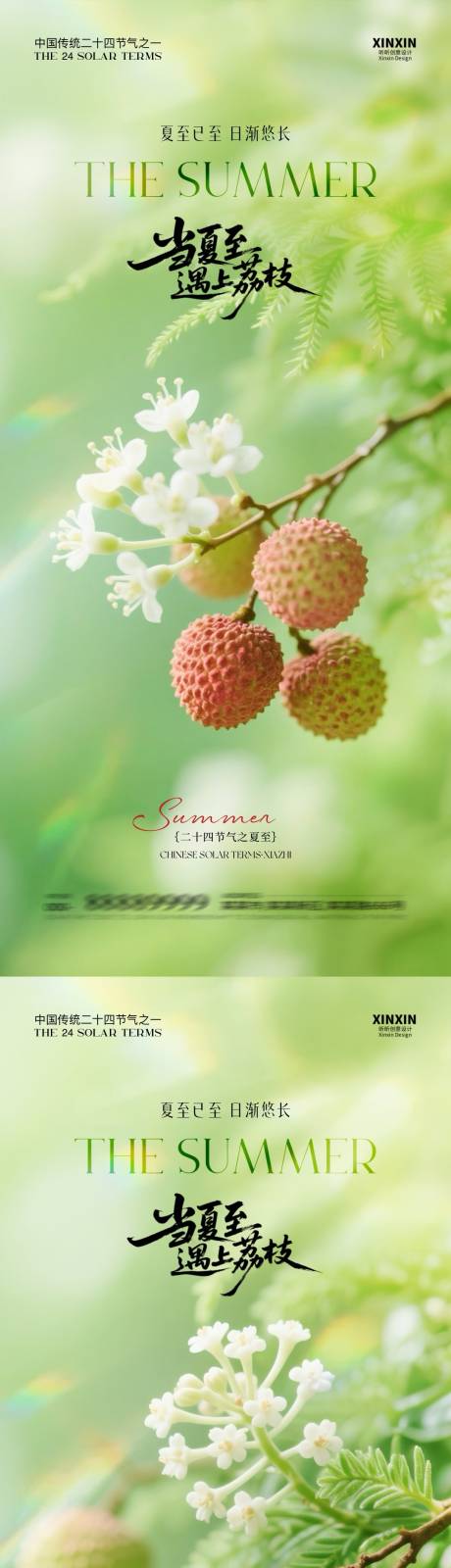 源文件下载【地产夏至荔枝节气海报】编号：65860031282074072