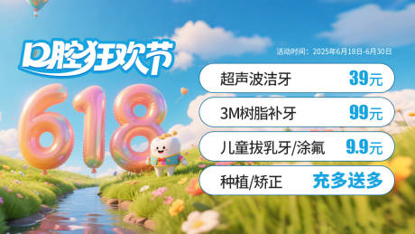 源文件下载【口腔狂欢节活动banner】编号：55220031335546886