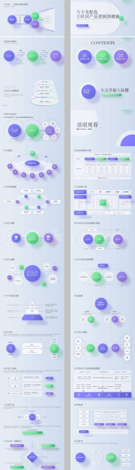 源文件下载【54页清新简约新拟态PPT】编号：81140031236699025