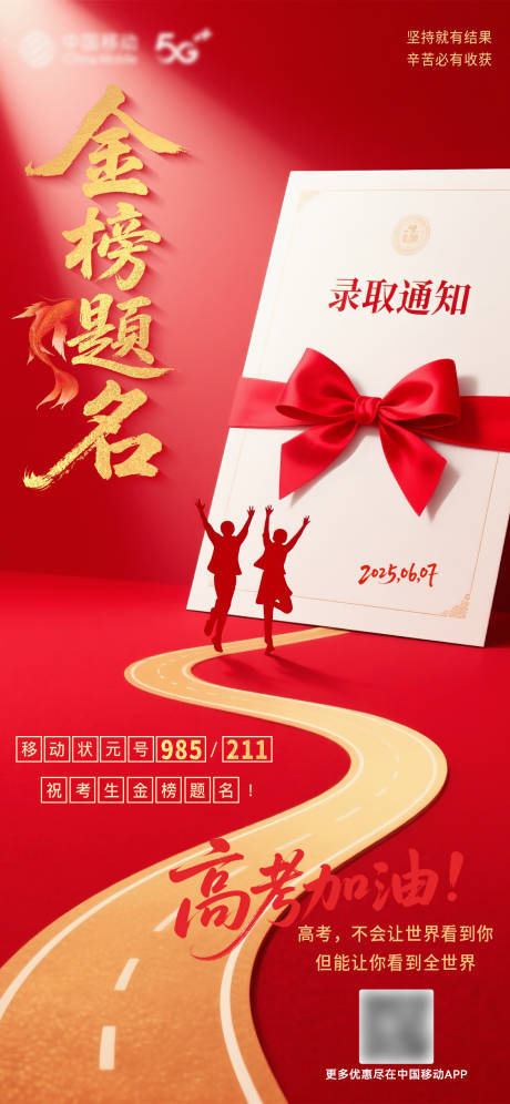 金榜题名海报