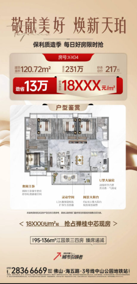 源文件下載【房源戶型海報】編號：30920030581287608