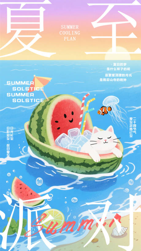 源文件下载【夏至海报】编号：15510031292358148