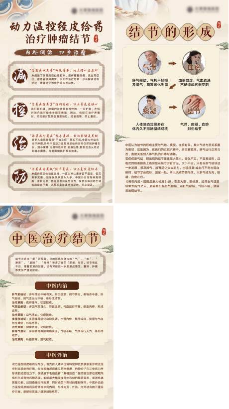 源文件下载【享设计】搜索编号：21470031183526647【中医结节科普展架易拉宝】