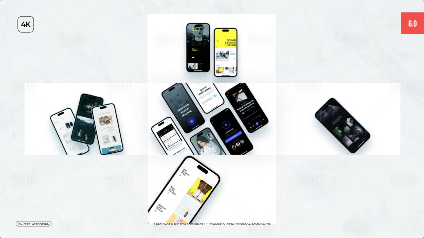 源文件下載【享設計】搜索編號：61830031572667645【AE手機APP展示樣機模版】