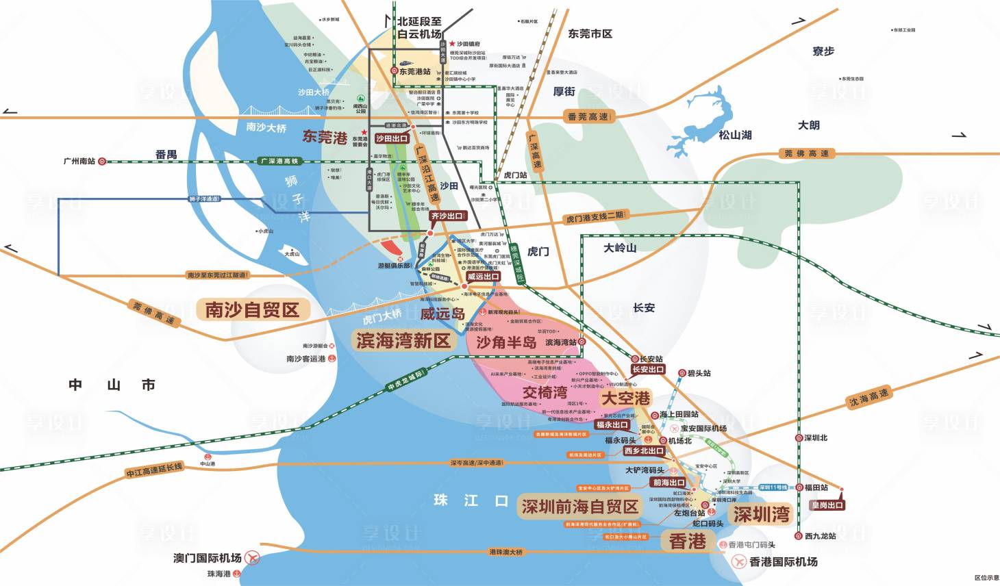 源文件下载【享设计】搜索编号：66720031613704045【区域图】