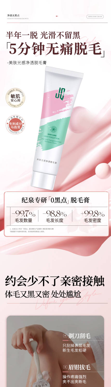 源文件下載【享設計】搜索編號：86020031557885788【脫毛乳詳情頁】