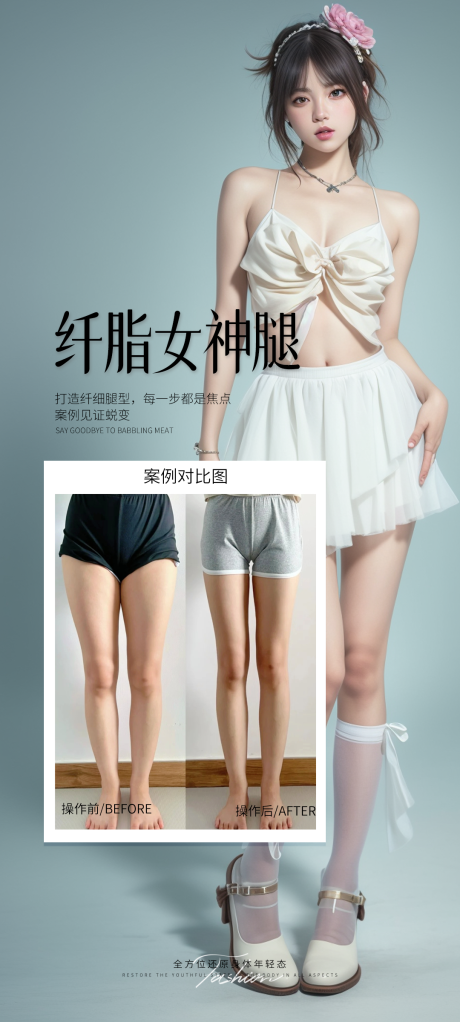 源文件下载【纤脂女神腿海报】编号：24370031311674334