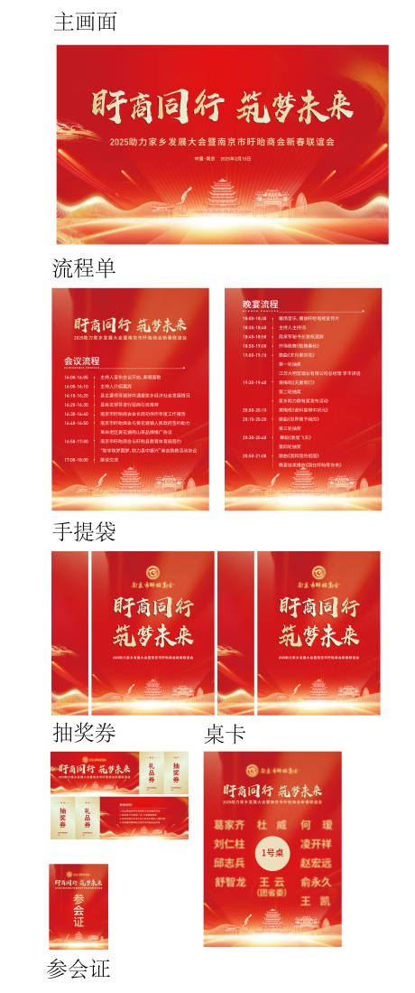 源文件下载【年会主画面及延展物料】编号：61960031553386986