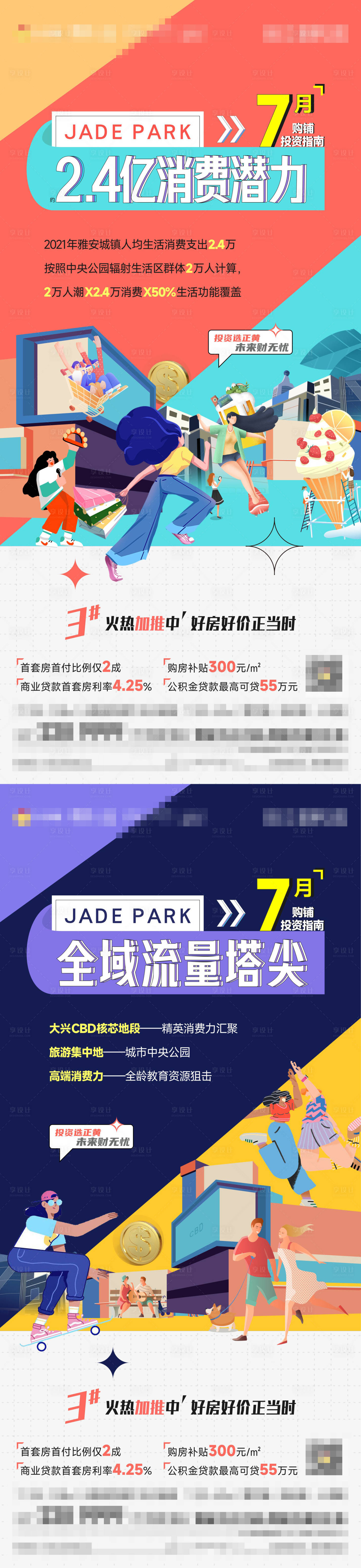 源文件下载【享设计】搜索编号：63800031540028997【地产商业商铺价值点宣传海报】