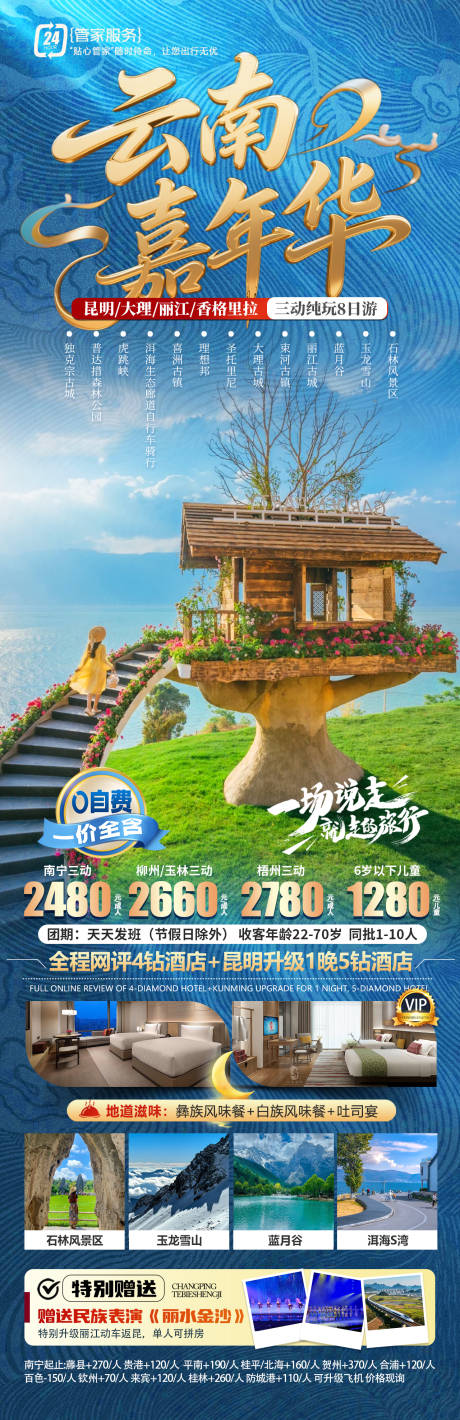源文件下载【云南旅游海报】编号：68470031600461255