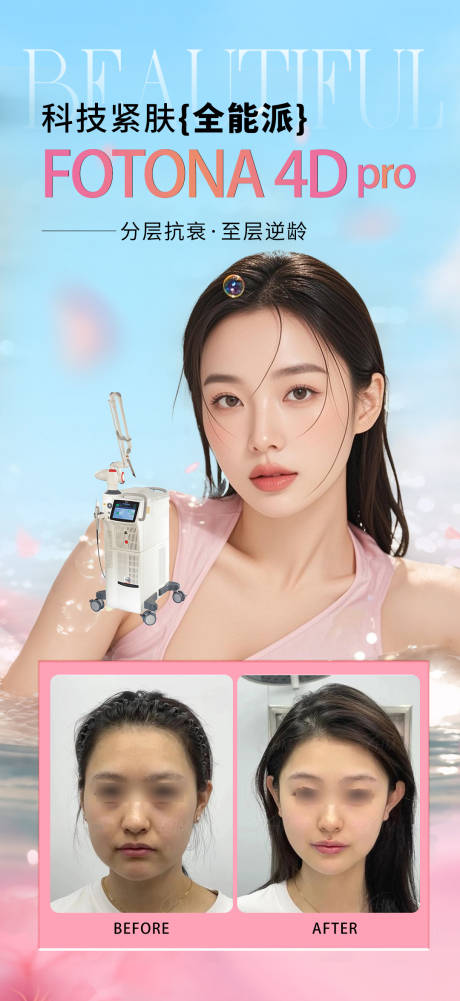 源文件下載【醫(yī)美fotona4D案例海報(bào)】編號：25520031221327663