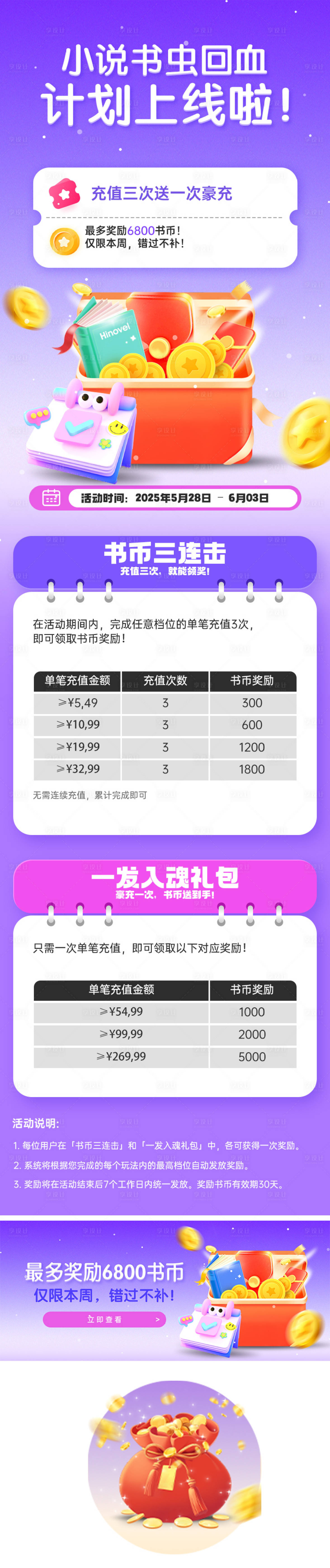 源文件下载【享设计】搜索编号：92040031370971044【充值活动H5长图】