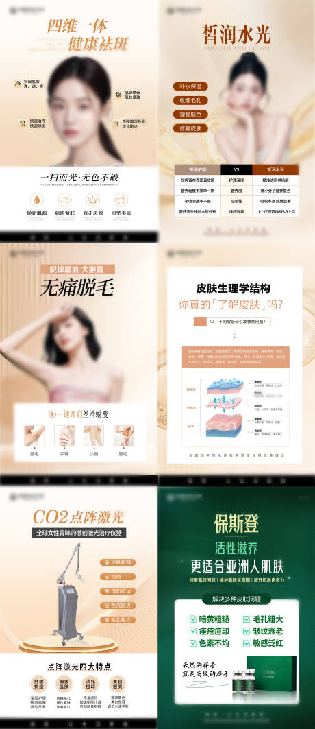 源文件下载【享设计】搜索编号：76470031317626151【医美皮肤品项墙海报】