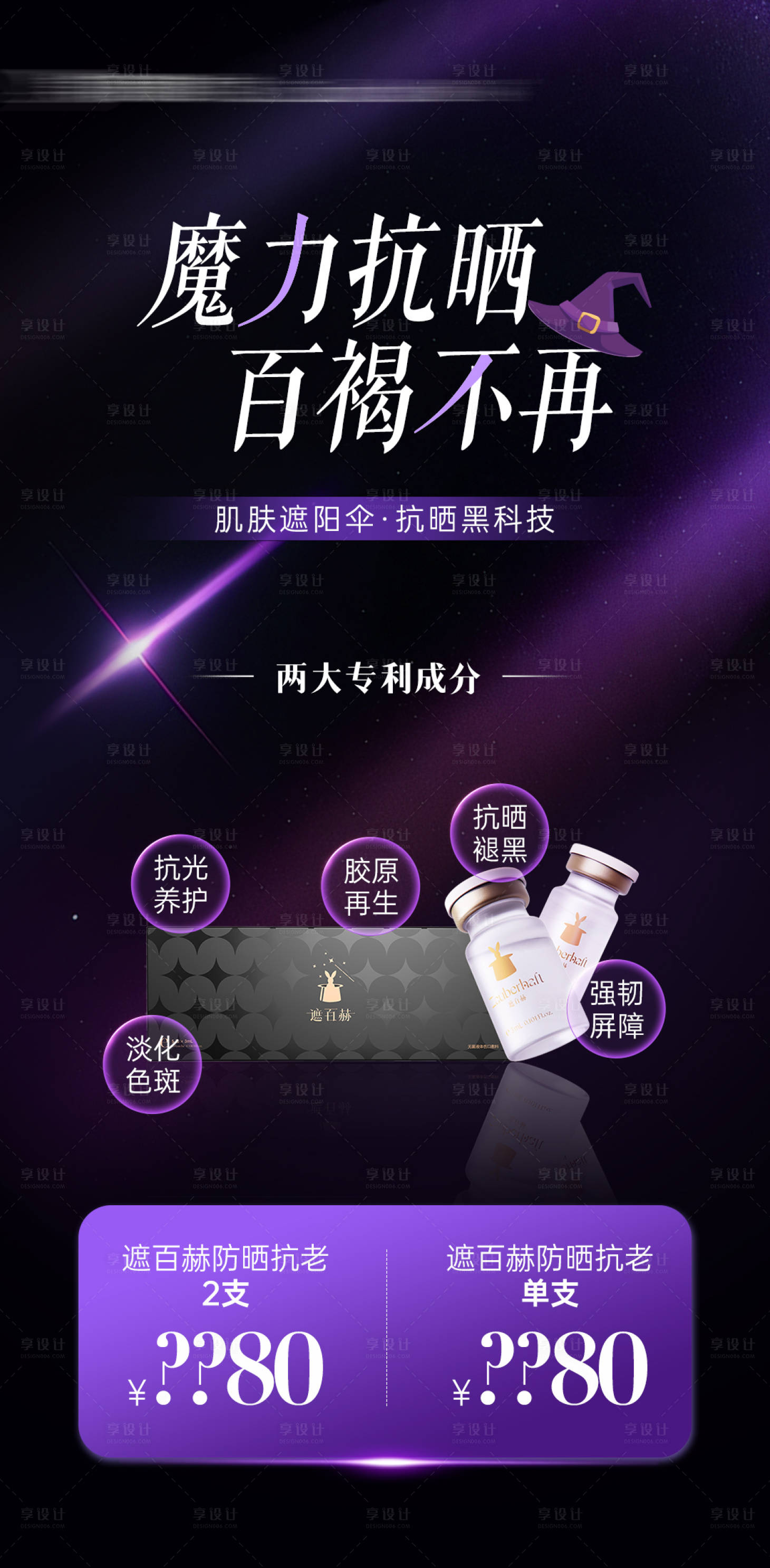 源文件下载【享设计】搜索编号：30980031408531240【医美整形遮百赫防晒抗衰 】