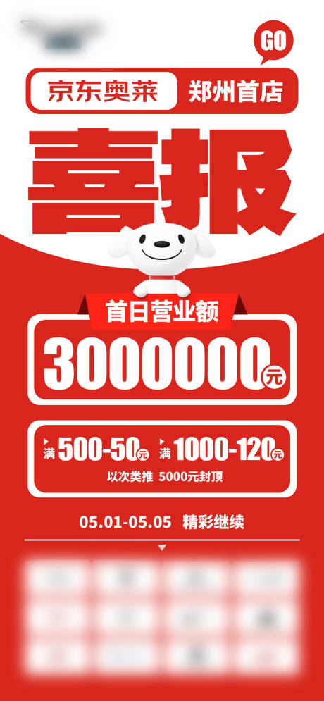 源文件下载【店铺开业喜报朋友圈海报】编号：38070031479093285