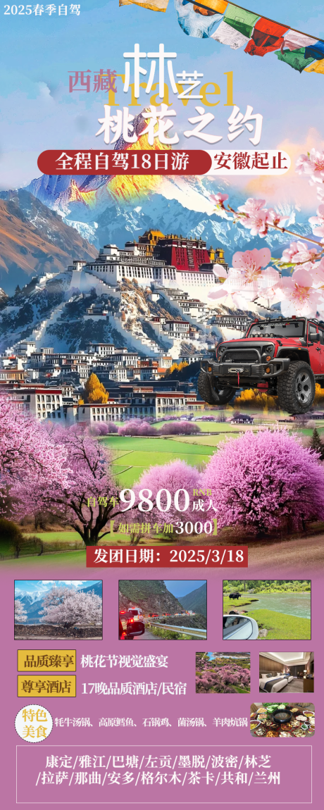 源文件下载【西藏旅游自驾旅游海报】编号：82850031138809906