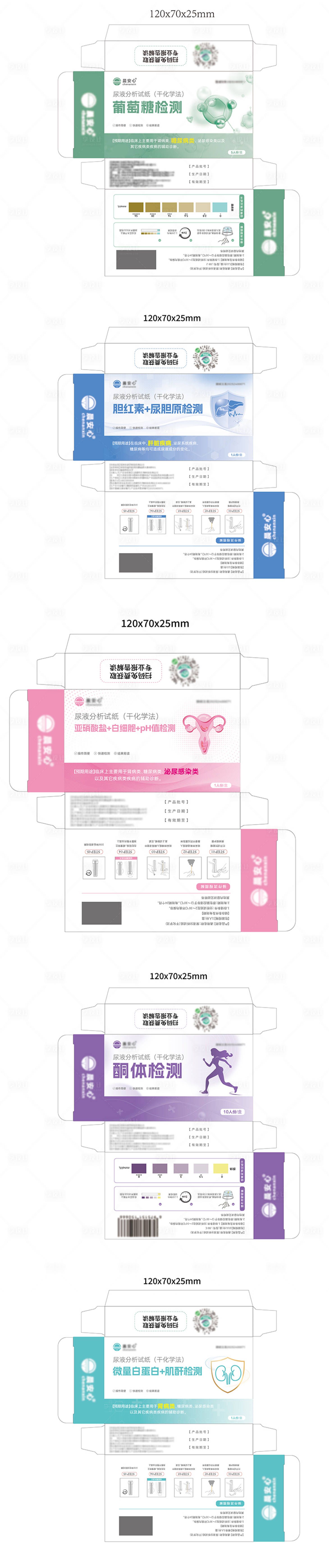 源文件下载【享设计】搜索编号：22700031475874551【试剂盒包装系列稿】