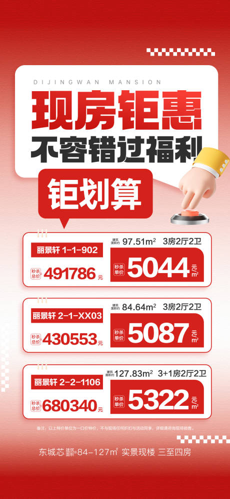 源文件下载【周末现房钜惠海报】编号：22750031186414542