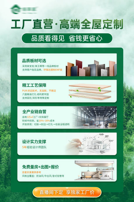 源文件下载【全屋定制板材海报KT板】编号：10590031235946096