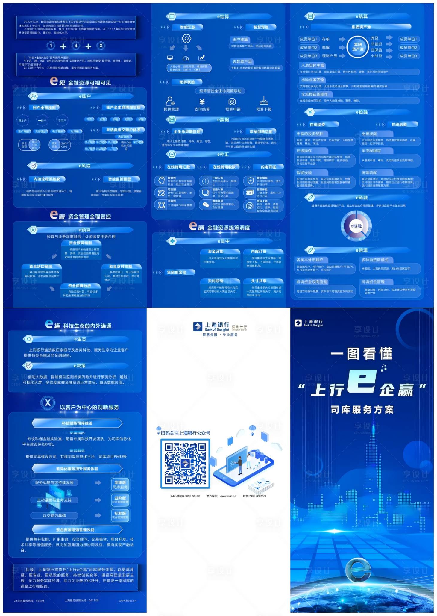 源文件下载【享设计】搜索编号：80460031652005635【科技类蓝色三折页】