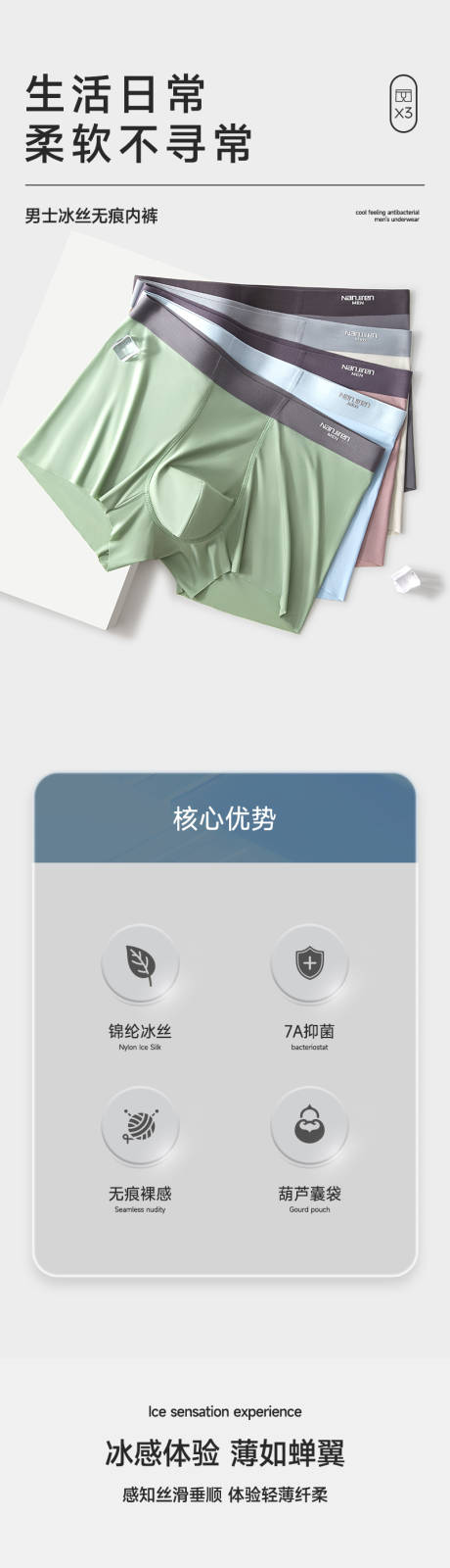 源文件下载【男士冰丝内裤详情页】编号：17640031308701959