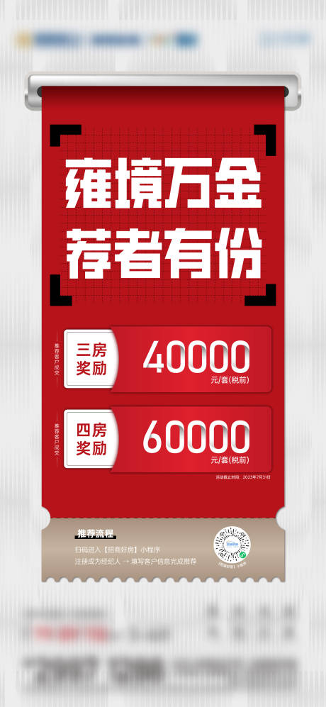 源文件下载【地产红色促销海报】编号：40300031384561049