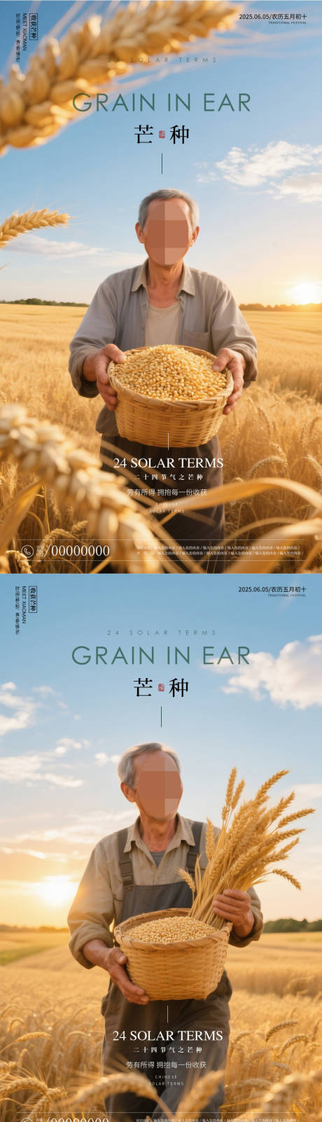 源文件下載【芒種海報】編號：43270031094368333