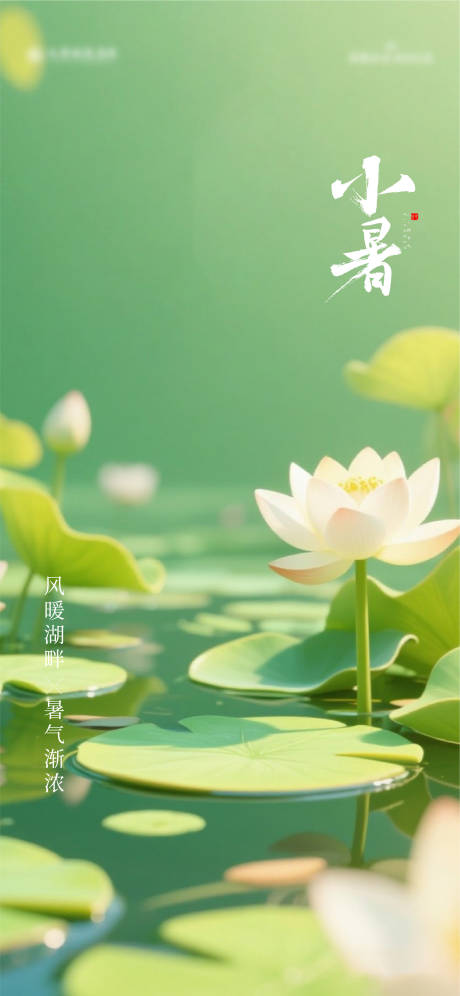 源文件下載【小暑節氣海報】編號：37410031527953698
