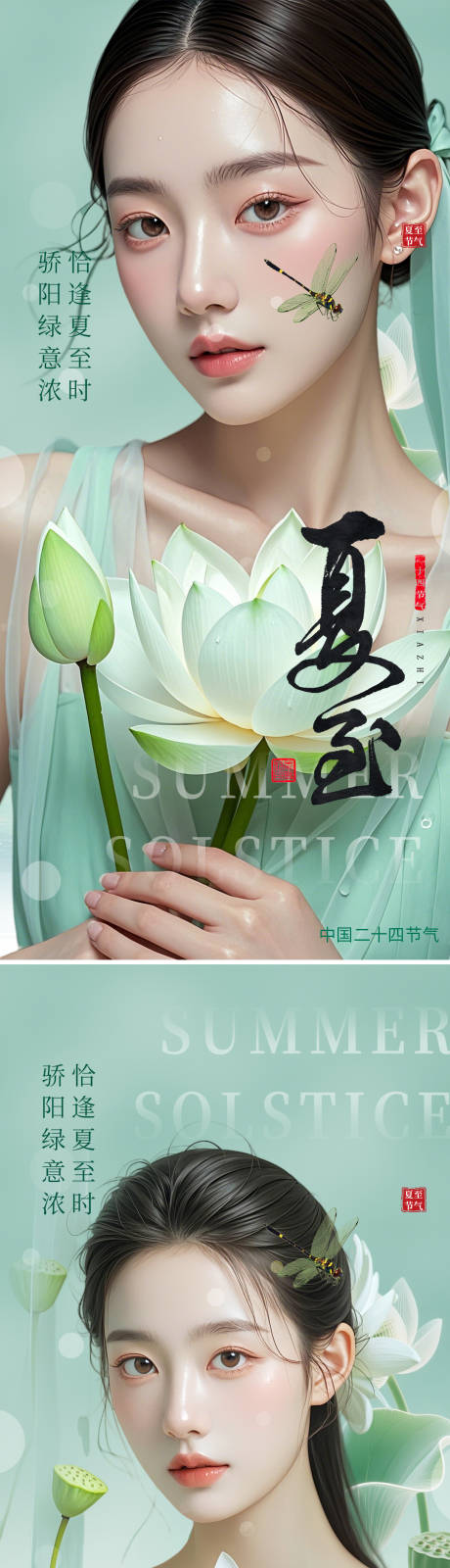 源文件下载【享设计】搜索编号：12150031267617498【夏至节气海报】