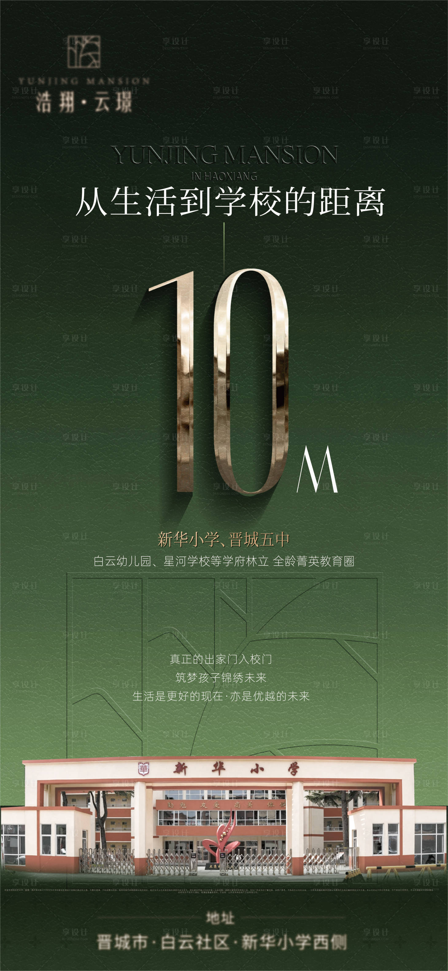 源文件下載【享設計】搜索編號：74740031381169819【地產配套價值距離區位海報】