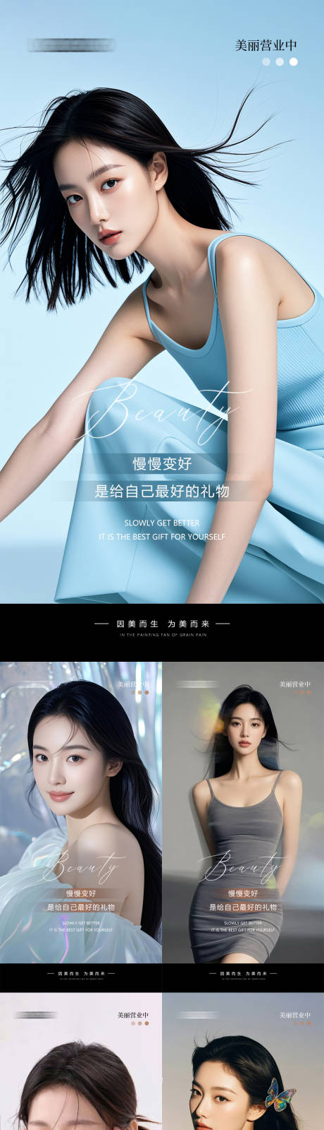 源文件下载【享设计】搜索编号：28330031105081329【医美早安人物海报】