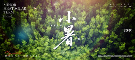 源文件下载【小暑宣传海报】编号：67110031435975447